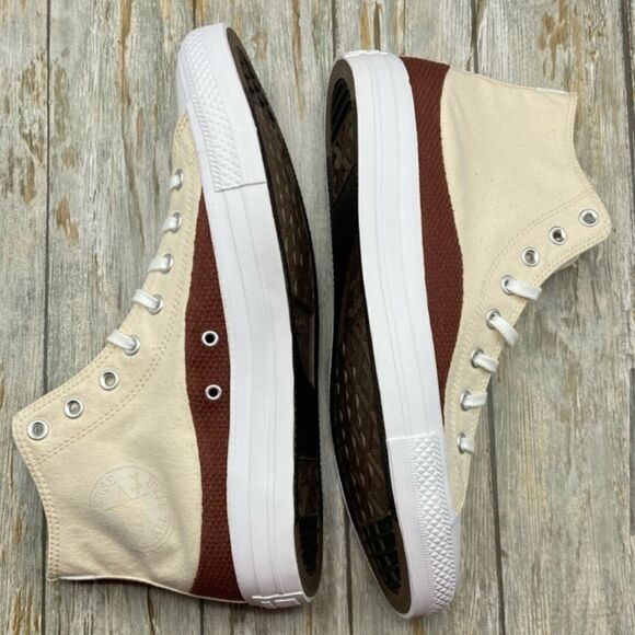 Converse Chuck Taylor All Star Craft Mix Retro Hightop Sneaker Shoes Size 12 - Picture 6 of 13